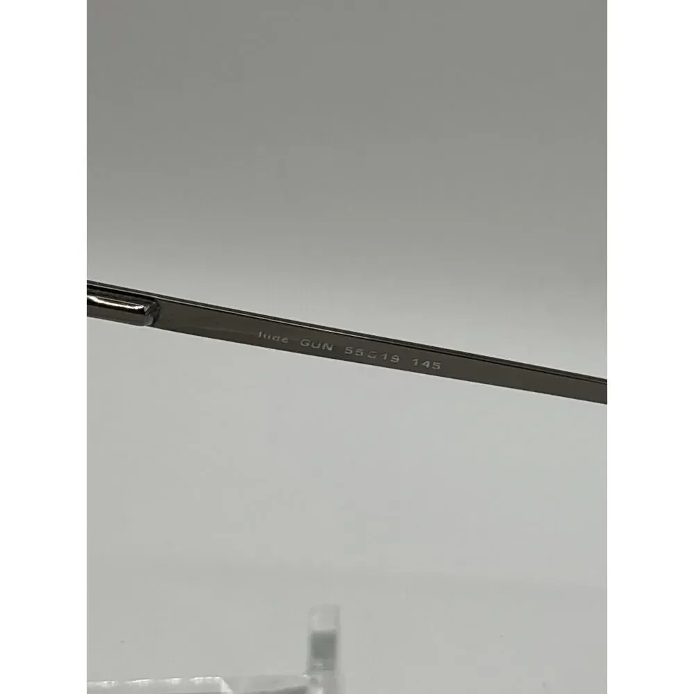 Van Heusen Jude Gun 55-19-145 Rectangular Eyeglass Frames Metal